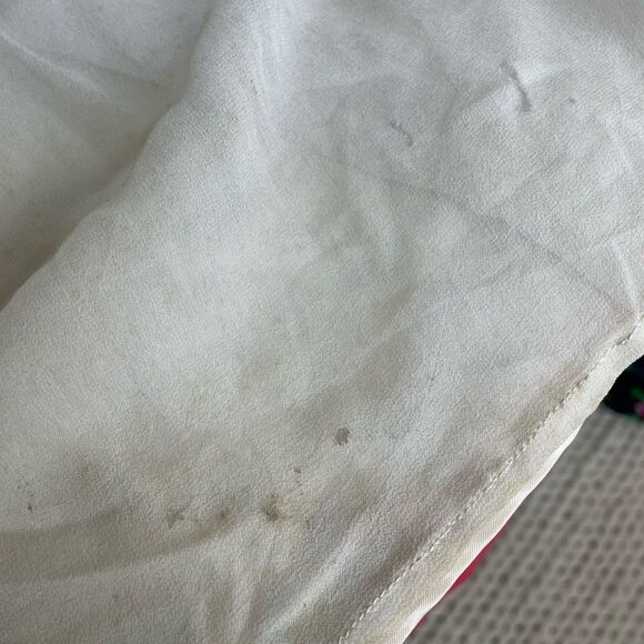 Vintage 50s Emma Domb San Francisco Midi Tea Length Formal Dress Gown Ivory Sequ - Picture 12 of 13